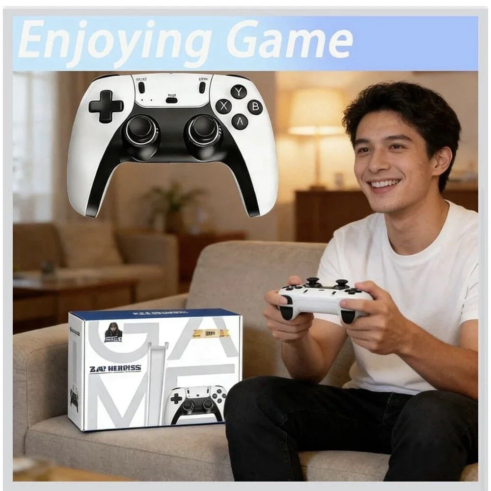 SJGAM M15 Plus Retro Video Game Console 4K HDMI Gaming Wireless 2 Controllers